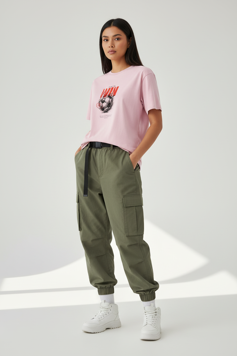 Pink - female three-quarter