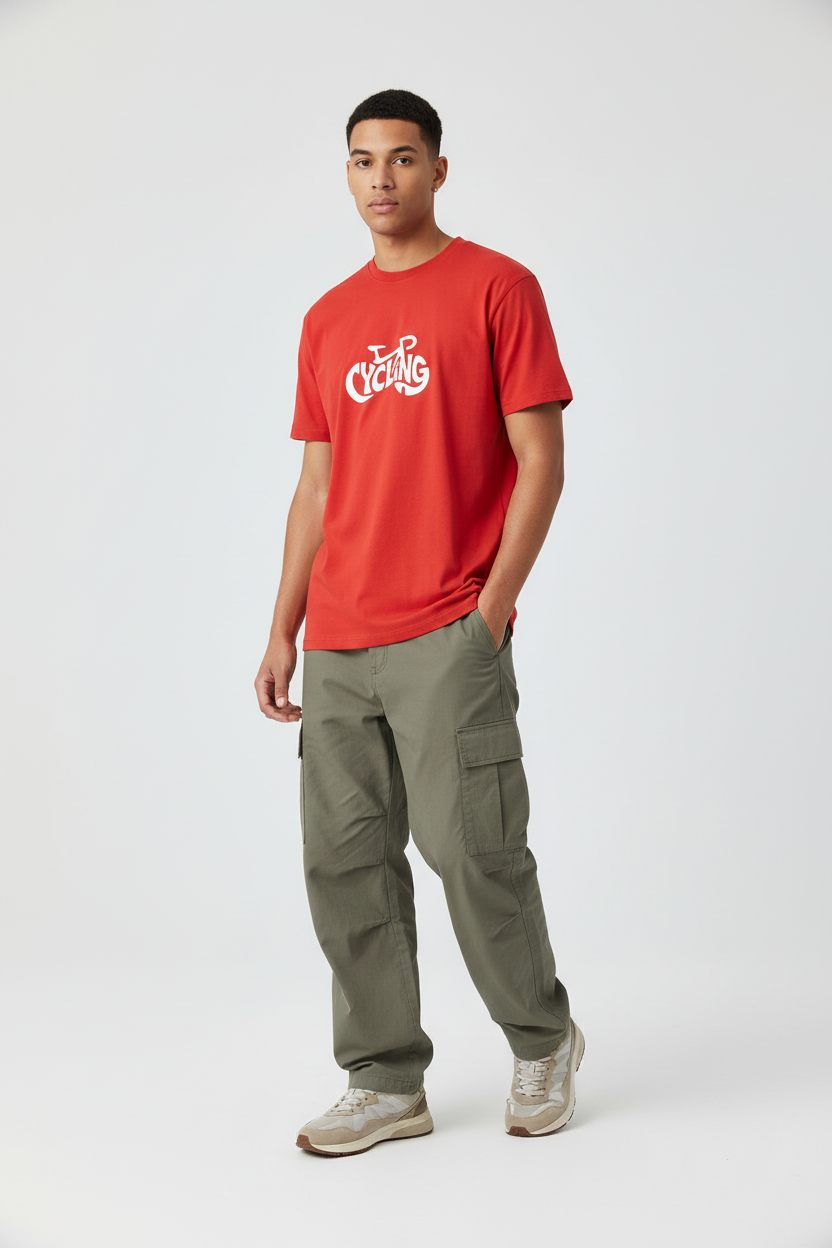 Red - male three-quarter