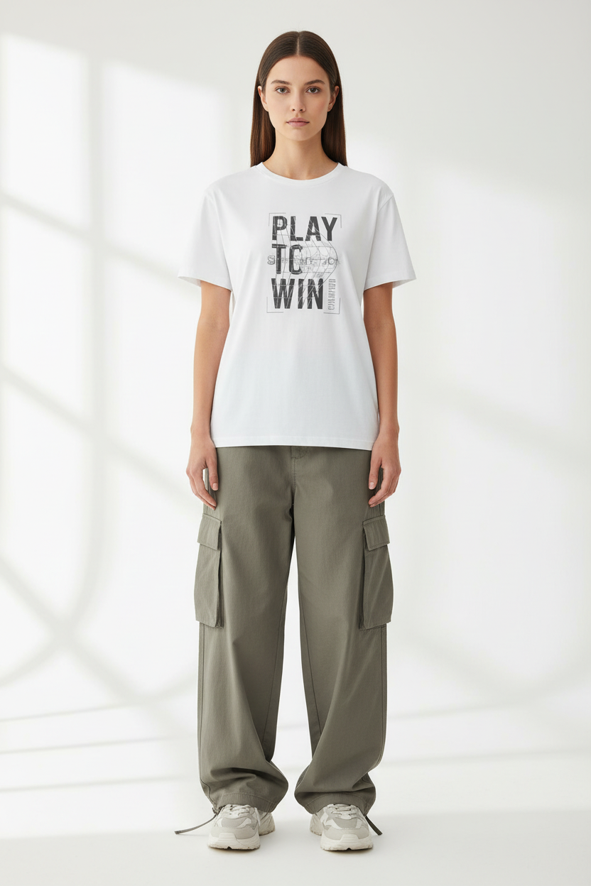 White - female front