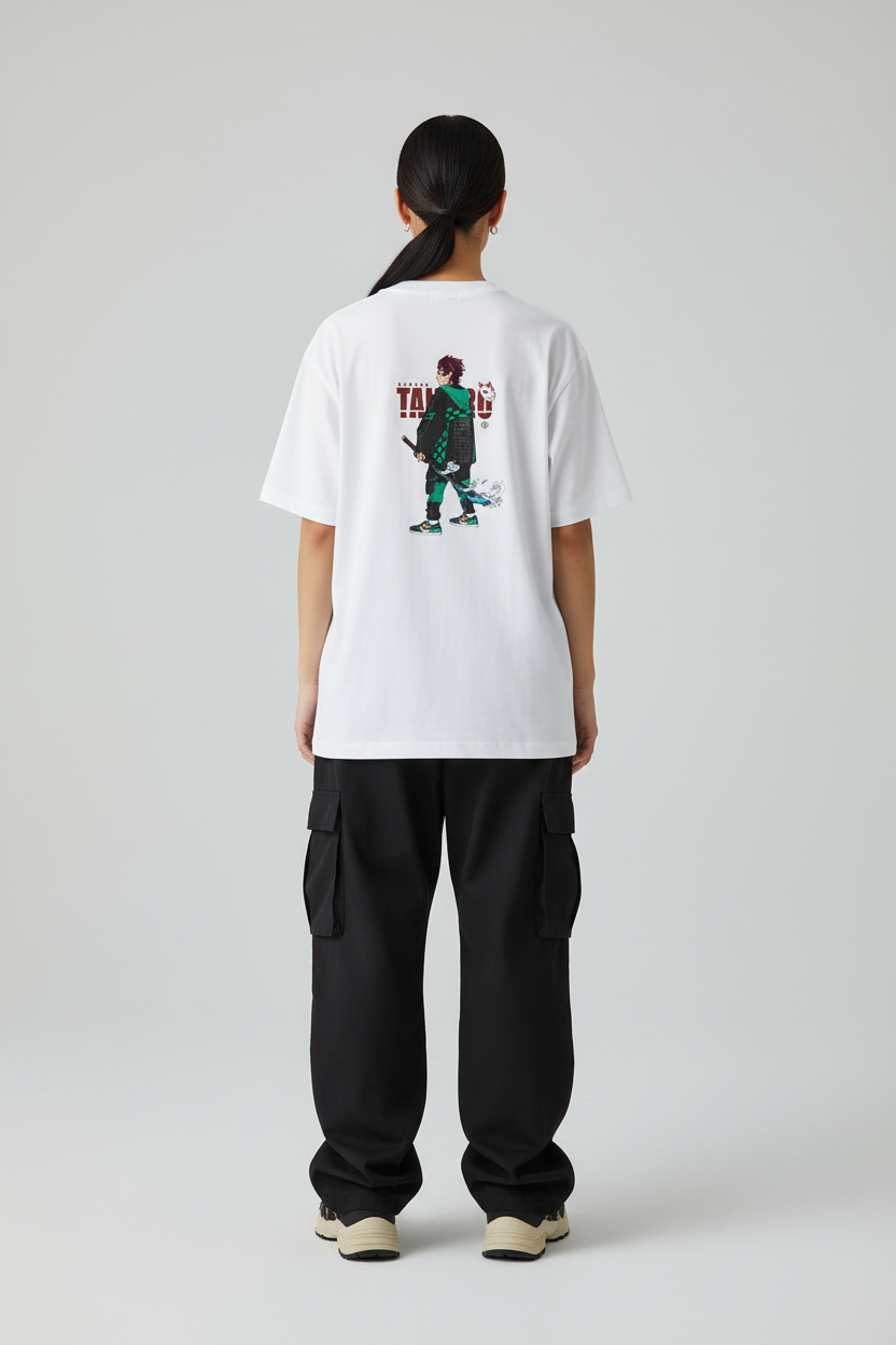 White Female Model Back