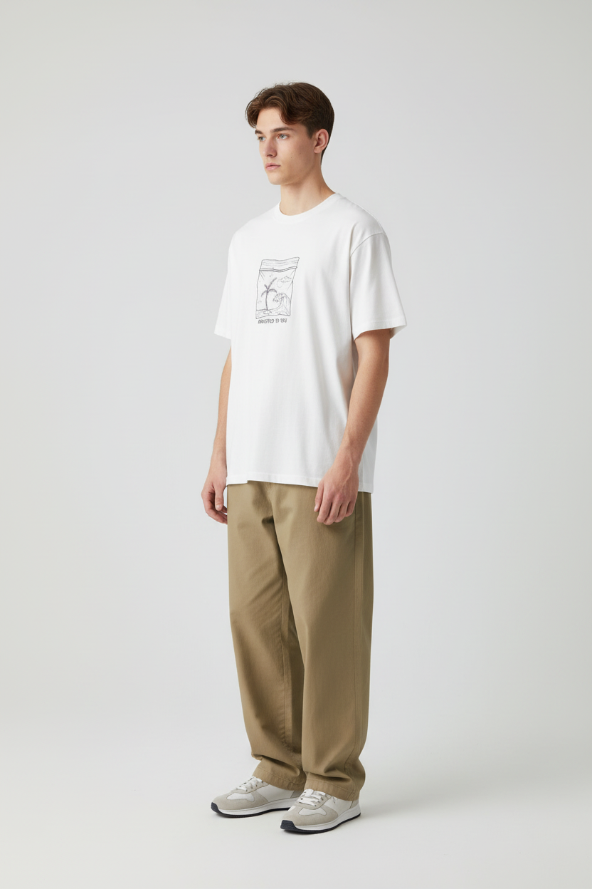 White left side angle