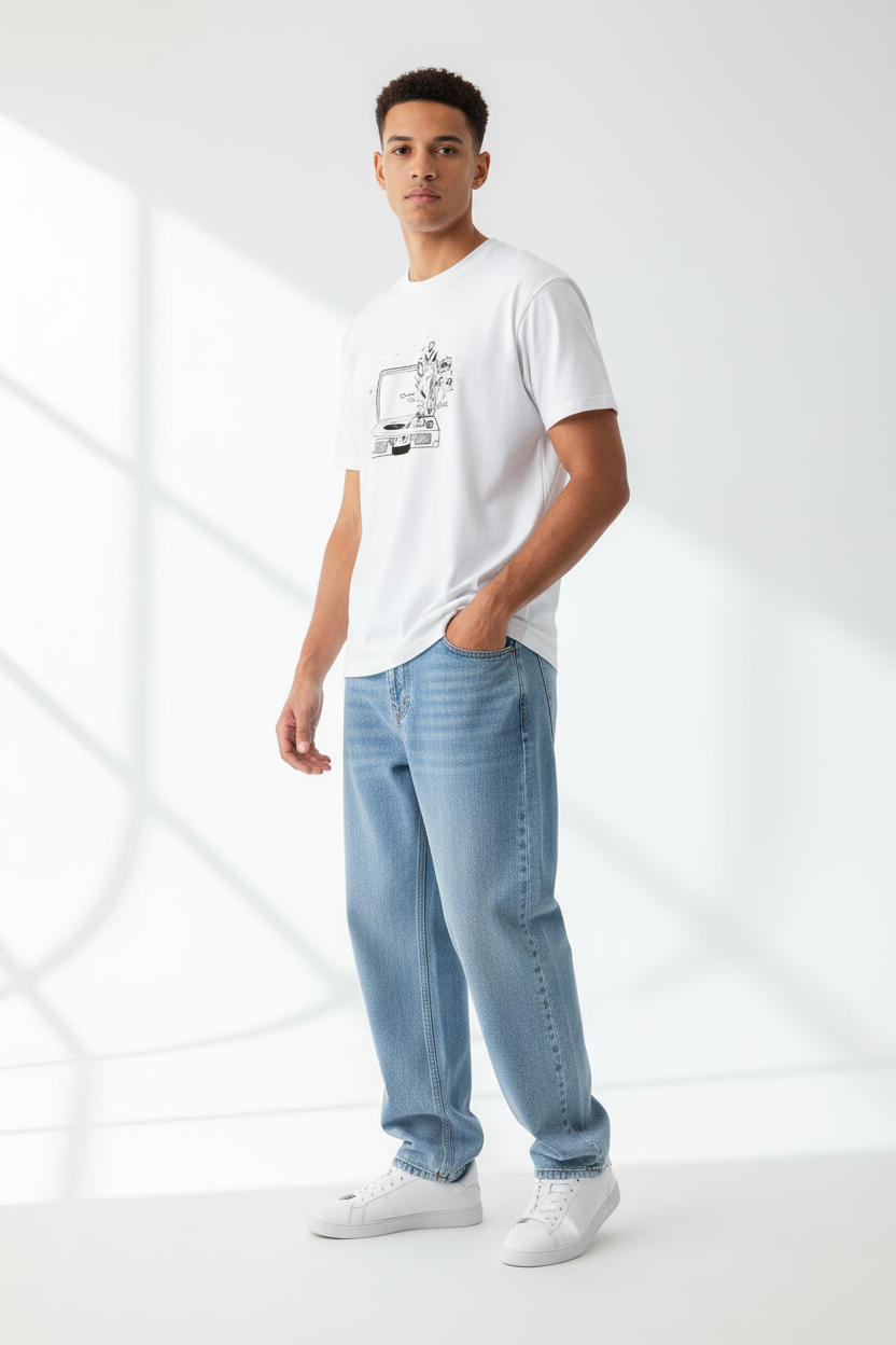 White male left side